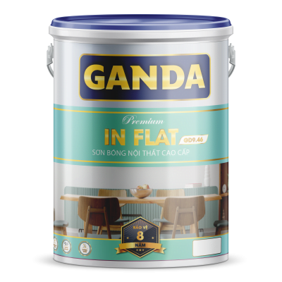 GANDA IN FLAT: Sơn bóng nội thất cao cấp - GD9.46 - 5Kg