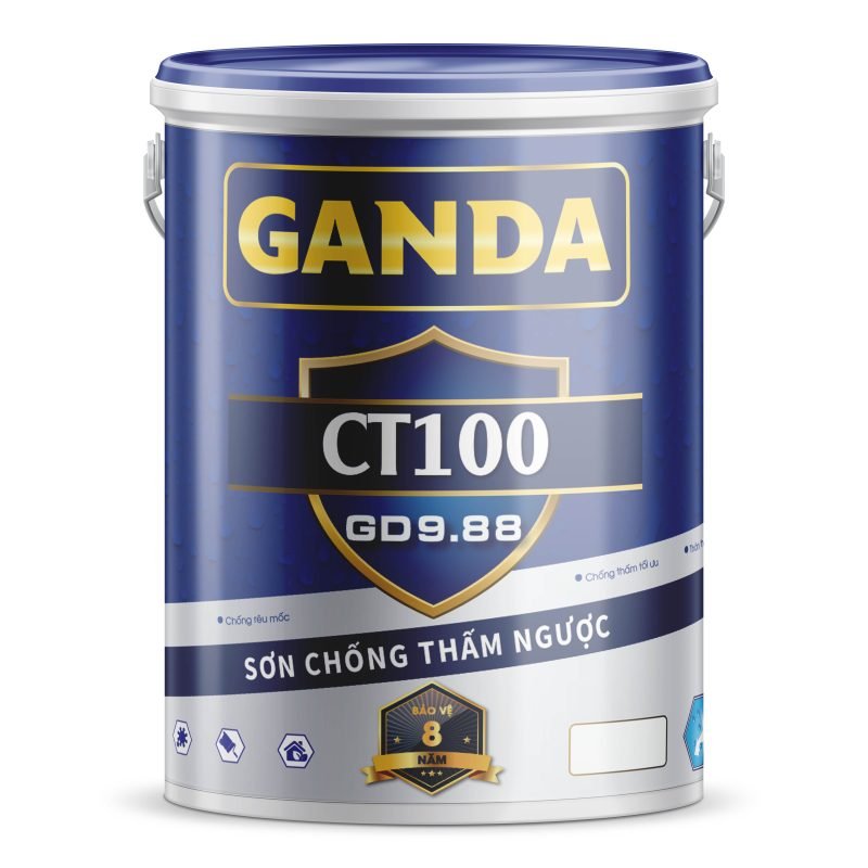 GANDA CT100: Sơn chống thấm ngược - GD9.88 - 5Kg