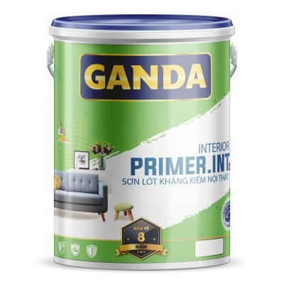 GANDA PRIMER.INT: Sơn Lót Kháng Kiềm Nội Thất - GD9.77 - 5.7Kg