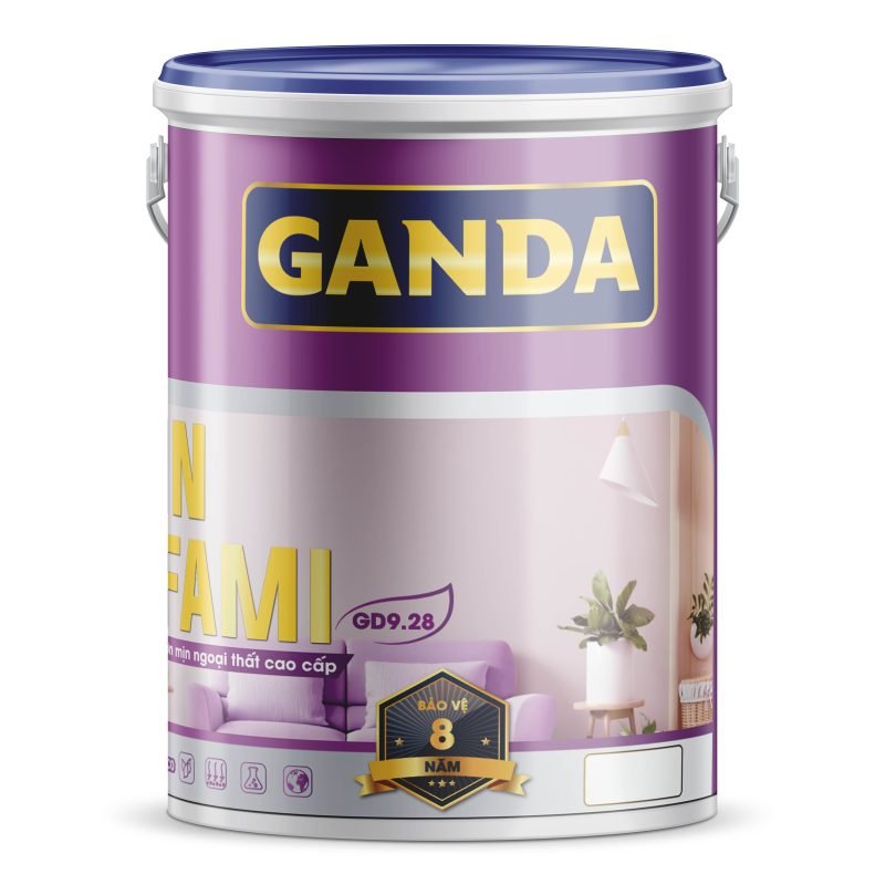 GANDA IN FAMI: Sơn mịn nội thất cao cấp - GD9.28 - 6Kg