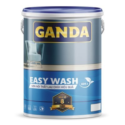 GANDA EASY WASH: Sơn nội thất lau chùi hiệu quả - GD9.3 - 6Kg